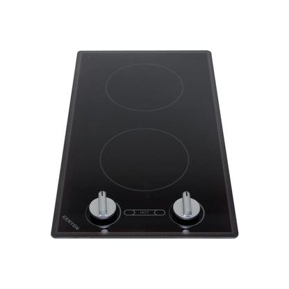 Kenyon Cortez 21" 2-Burner Black 120V Electric Cooktop With Knob Control