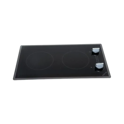 Kenyon Cortez 21" 2-Burner Black 208V Electric Cooktop With Knob Control