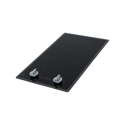 Kenyon Cortez 21" 2-Burner Black 208V Electric Cooktop With Knob Control
