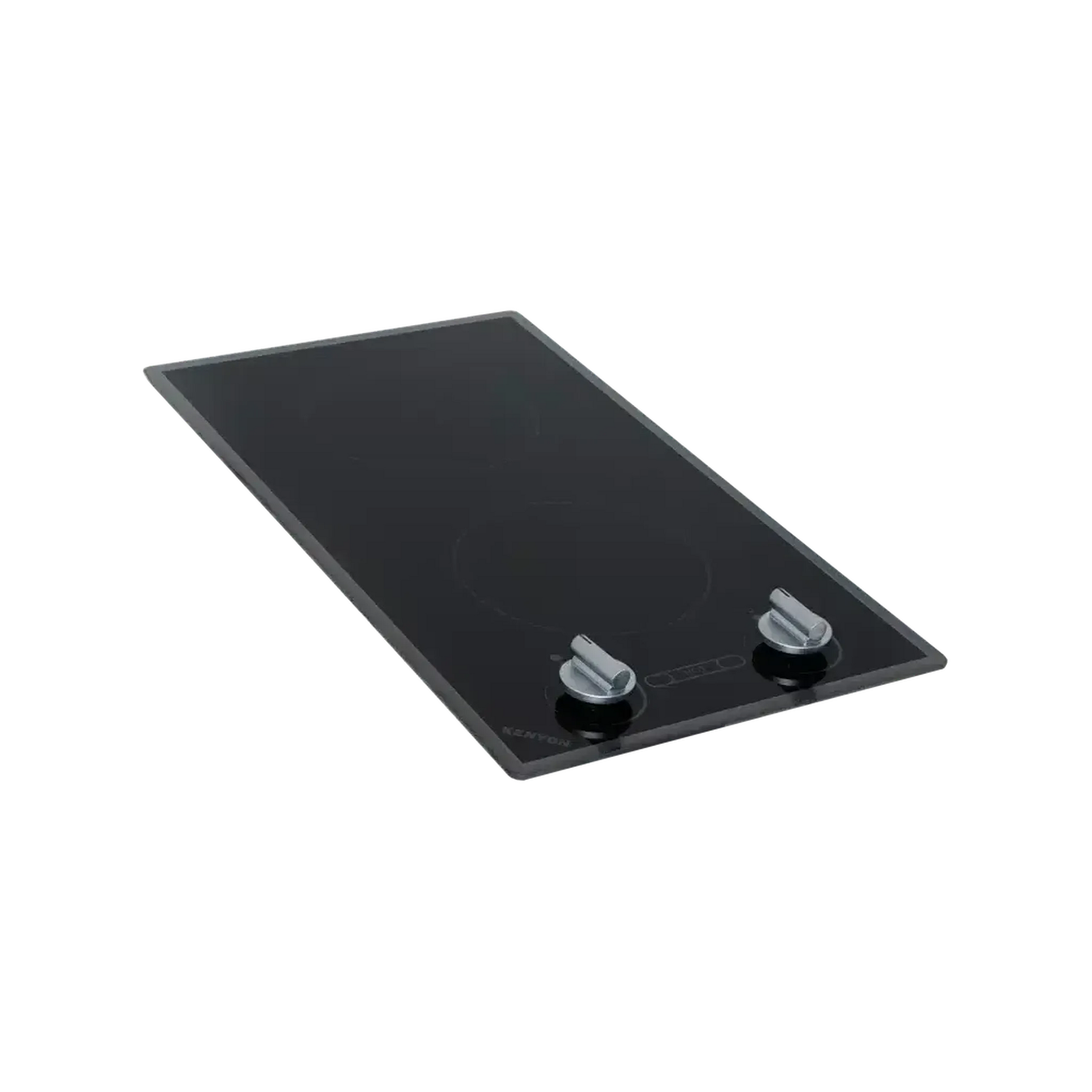 Kenyon Cortez 21" 2-Burner Black 208V Electric Cooktop With Knob Control