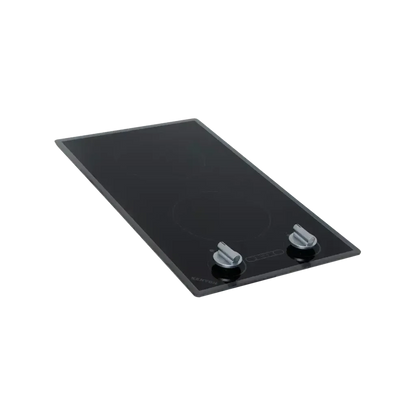 Kenyon Cortez 21" 2-Burner Black 208V Electric Cooktop With Knob Control