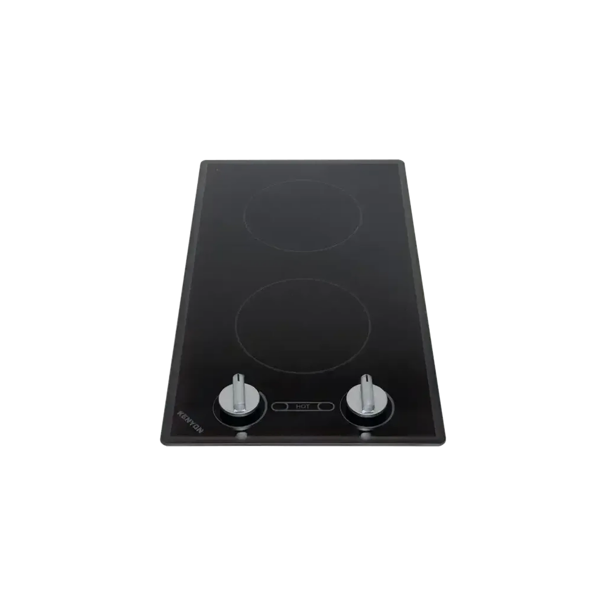Kenyon Cortez 21" 2-Burner Black 208V Electric Cooktop With Knob Control