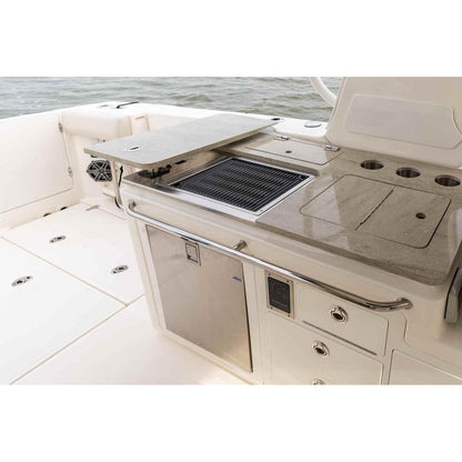 Kenyon Frontier 18" 1-Burner Built-In 120V No Lid Remote Control Electric Grill