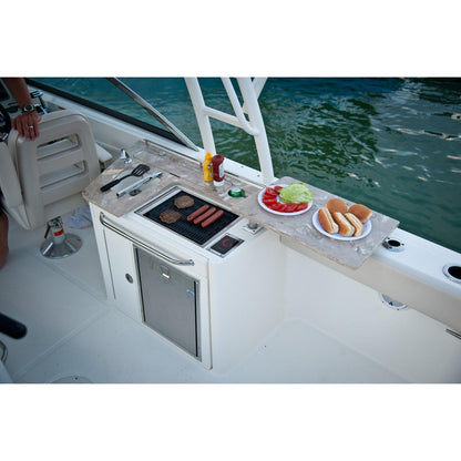 Kenyon Frontier 18" 1-Burner Built-In 120V No Lid Remote Control Electric Grill