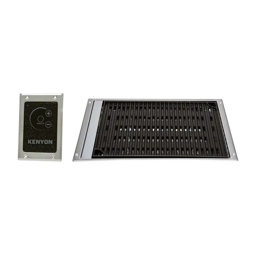 Kenyon Frontier 18" 1-Burner Built-In 120V No Lid Remote Control Electric Grill