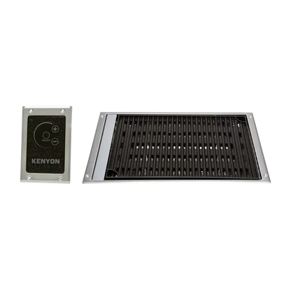 Kenyon Frontier 18" 1-Burner Built-In 120V No Lid Remote Control Electric Grill