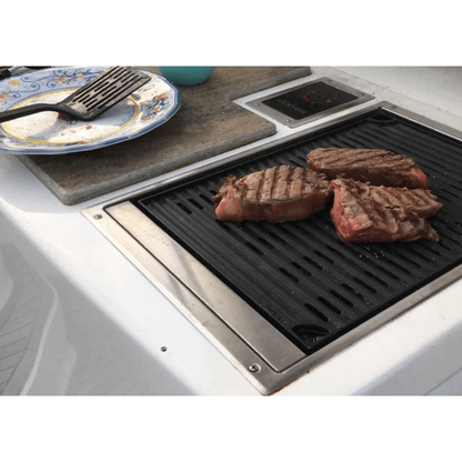 Kenyon Frontier 18" 1-Burner Built-In 240V No Lid Remote Control Electric Grill
