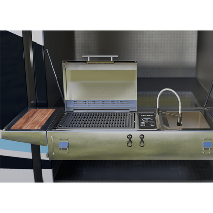 Kenyon Frontier 21" 1-Burner Built-In 240V Electric Grill With IntelliKEN Touch Control