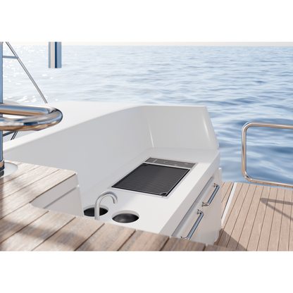 Kenyon Frontier 21" 1-Burner Built-In 240V No Lid Electric Grill With IntelliKEN Touch Control