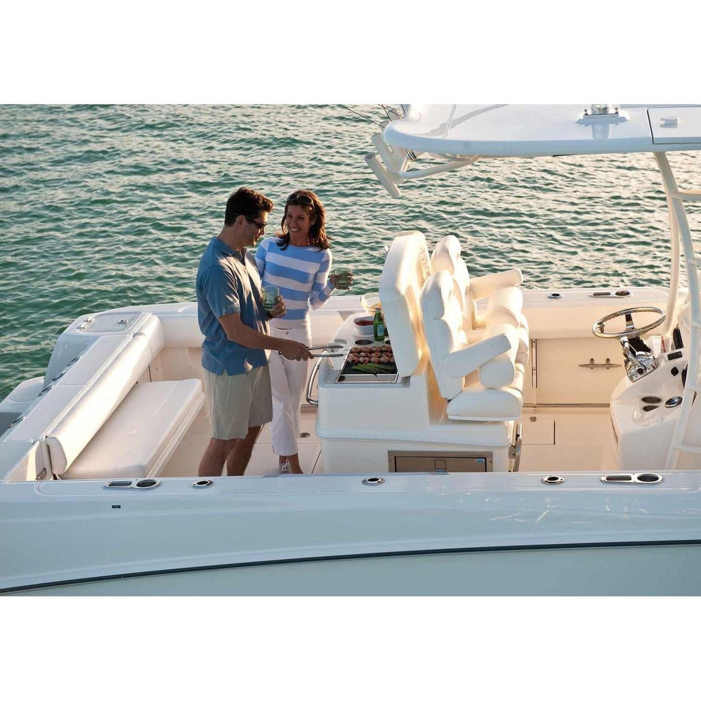 Kenyon Frontier 21" 1-Burner Built-In 240V No Lid Electric Grill With IntelliKEN Touch Control