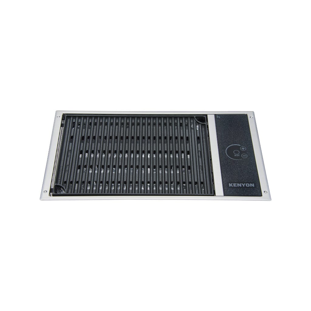 Kenyon Frontier 21" 1-Burner Built-In 240V No Lid Electric Grill With Pigtail Hardwire Portrait Plug