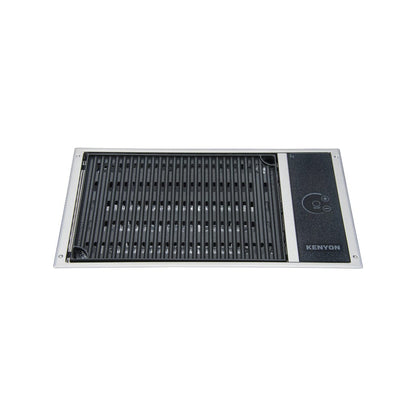Kenyon Frontier 21" 1-Burner Built-In 240V No Lid Electric Grill With Pigtail Hardwire Portrait Plug