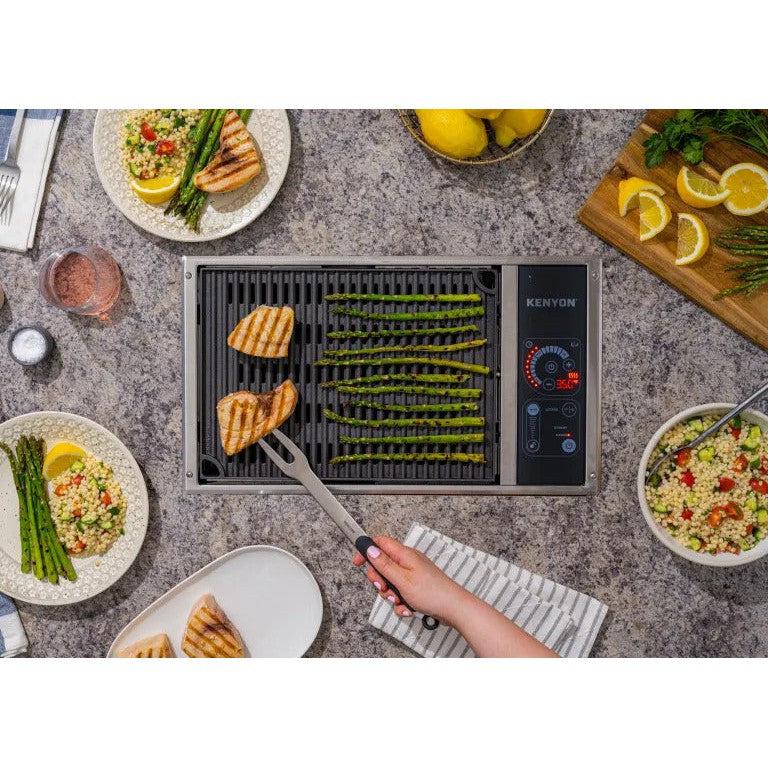 Kenyon Frontier 21" 1-Burner Built-In 240V No Lid Electric Grill With IntelliKEN Touch Control