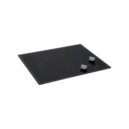 Kenyon Glacier 21" 2-Burner Black 120V Electric Cooktop With Knob Control