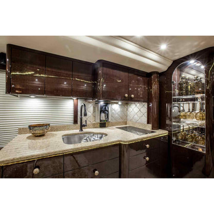 Kenyon Lite-Touch Q 21" 2-Burner Black 240V Small Portrait-Mount Electric Cooktop With Touch Control