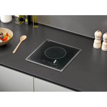 Kenyon Mediterranean 12" 1-Burner Black 120V Electric Cooktop With Knob Control