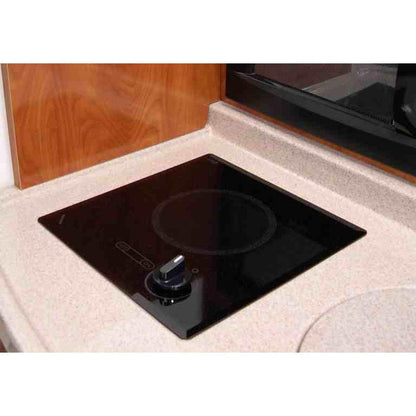Kenyon Mediterranean 12" 1-Burner Black 120V Electric Cooktop With Knob Control