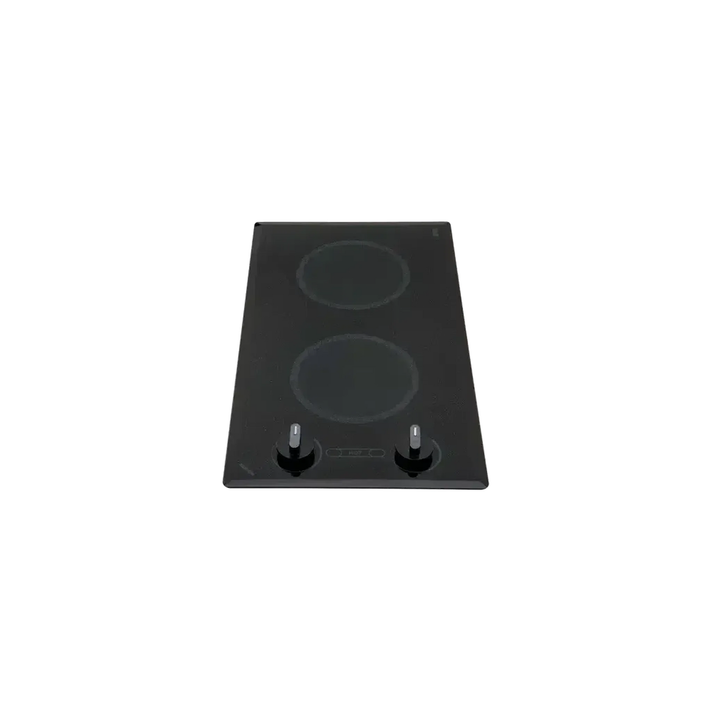 Kenyon Mediterranean 21" 2-Burner Black 208V Small Electric Cooktop With Knob Control