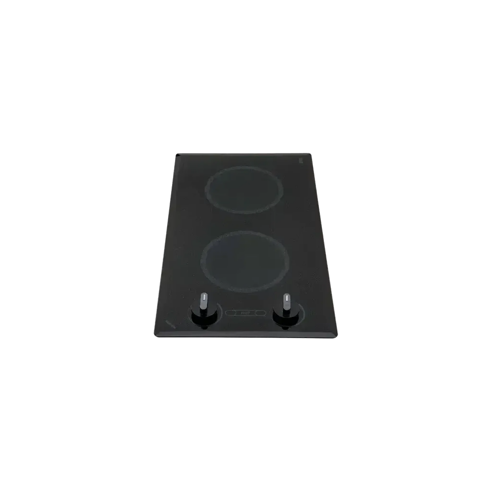 Kenyon Mediterranean 21" 2-Burner Black 208V Small Electric Cooktop With Knob Control