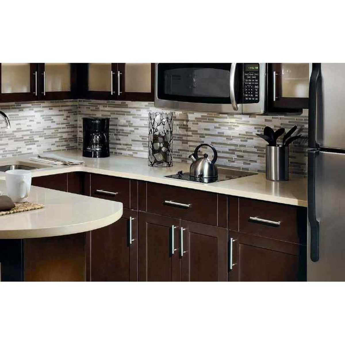 Kenyon Mediterranean 23" 2-Burner Black 120V Large Electric Cooktop With Knob Control