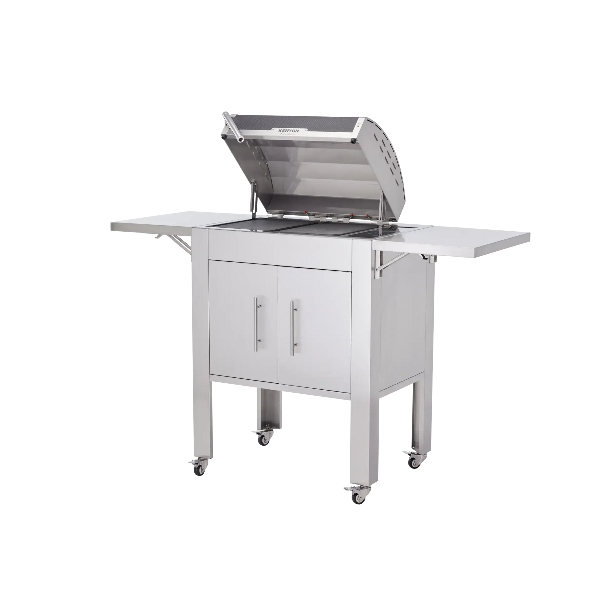 Kenyon Signature 60" 2-Burner Freestanding 240V Electric Grill With IntelliKEN Touch Control And Stainless Steel Lid With Lighted Handle