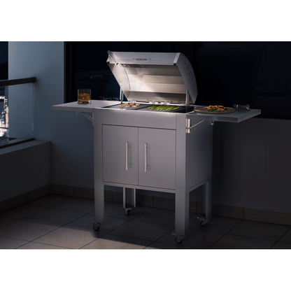 Kenyon Signature 60" 2-Burner Freestanding 240V Electric Grill With IntelliKEN Touch Control And Stainless Steel Lid With Lighted Handle