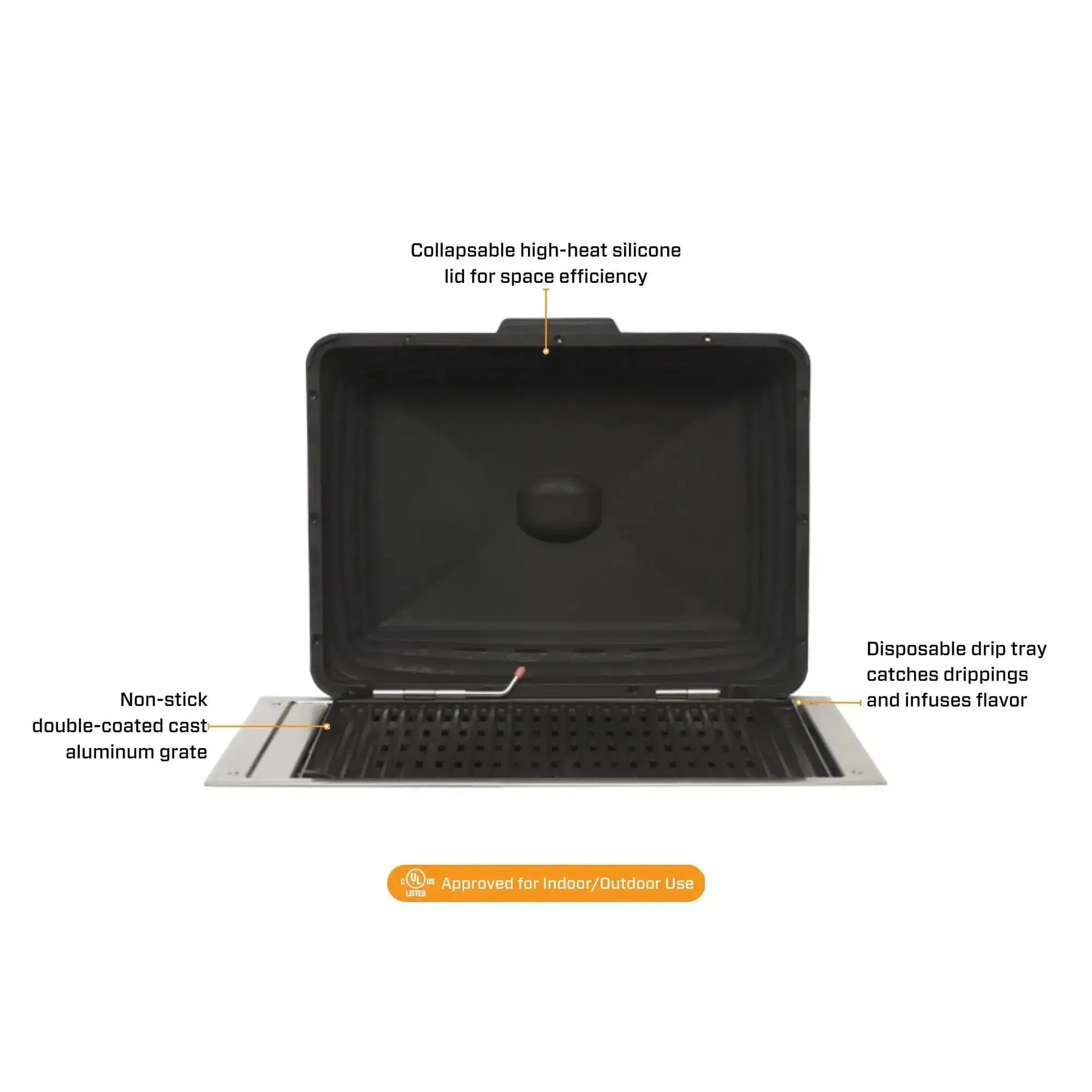 Kenyon SilKEN 18" 1-Burner Built-In 240V Remote Control Electric Grill