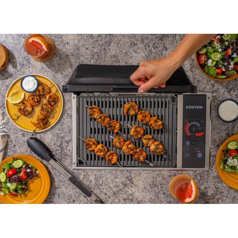 Kenyon SilKEN 21" 240V 1-Burner Built-In Electric Grill With IntelliKEN Touch Control