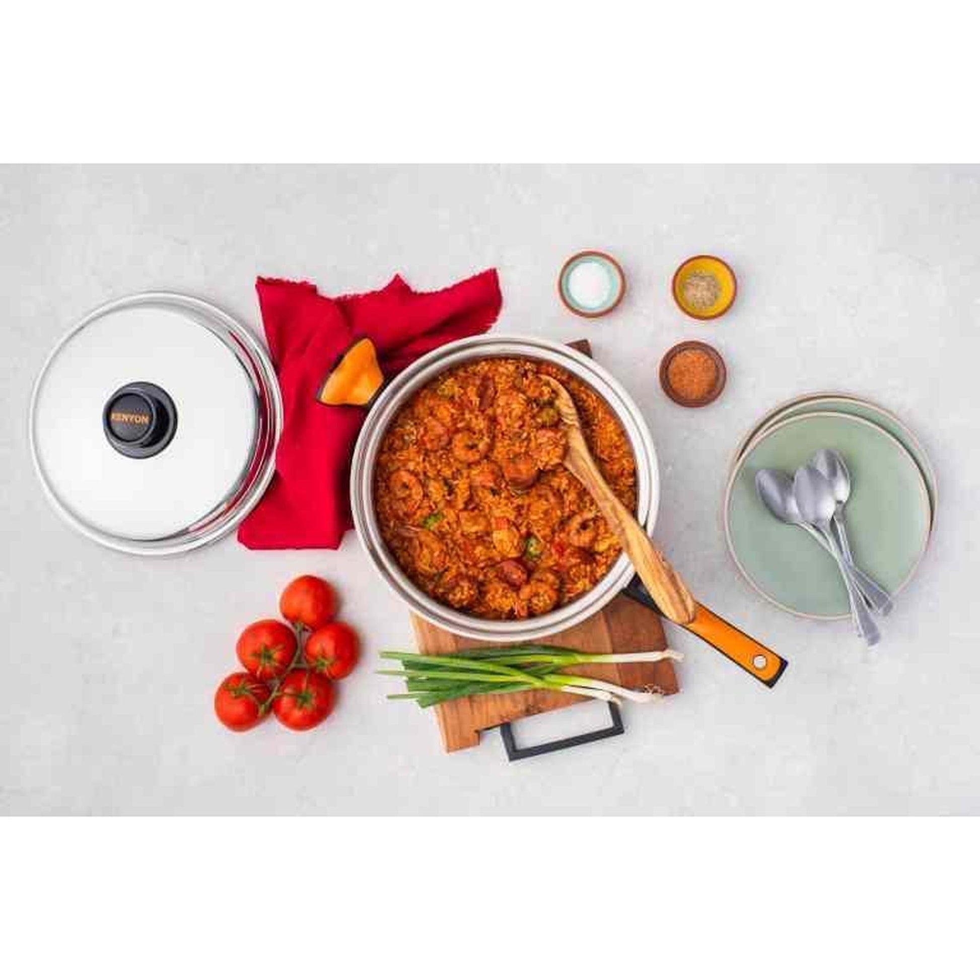 Kenyon StacKEN 12" Skillet With Cover and Detachable Handles