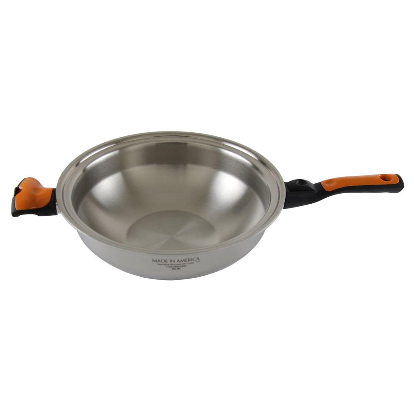 Kenyon StacKEN Wok 12" Cookware With Cover and Detachable Handles