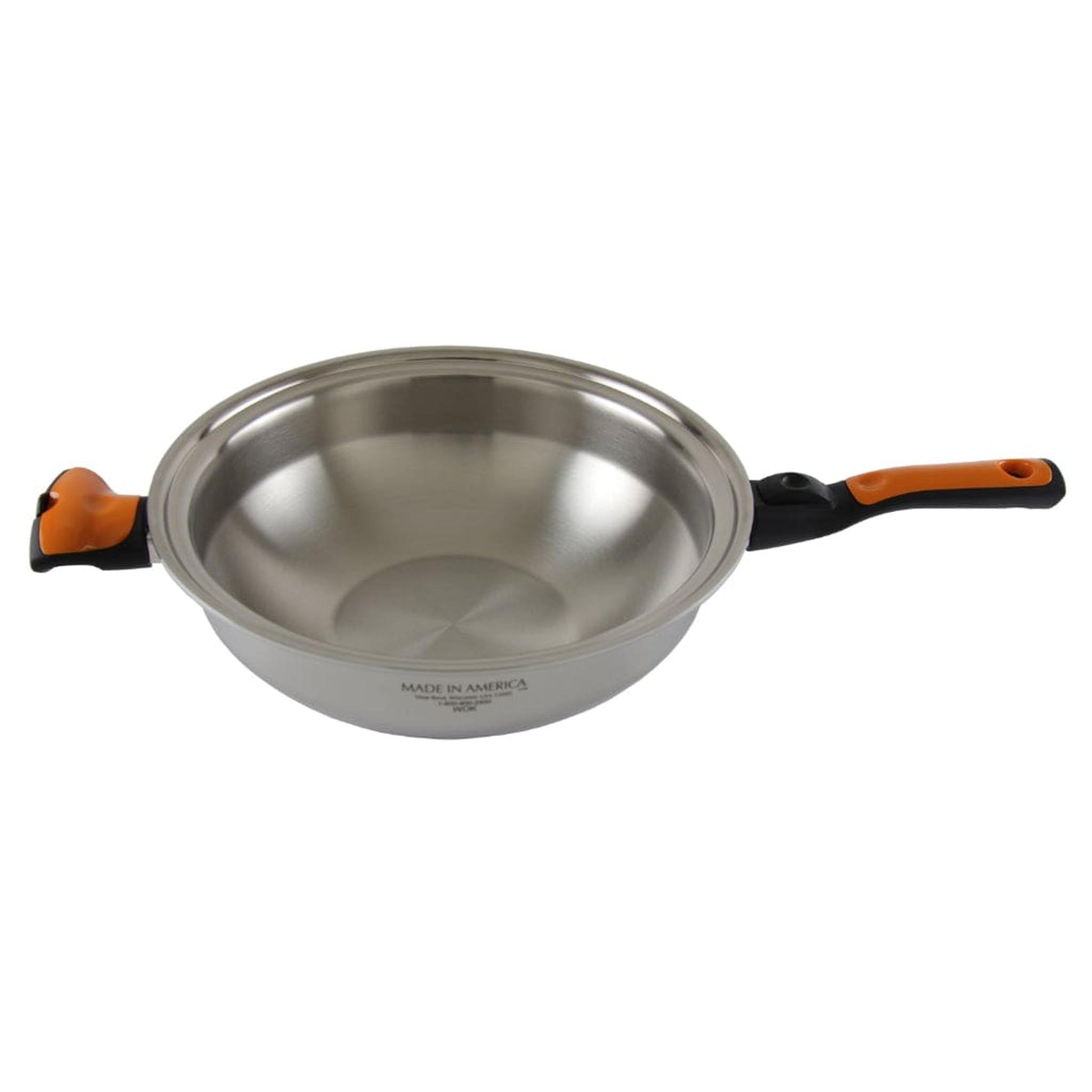 Kenyon StacKEN Wok 12" Cookware With Cover and Detachable Handles