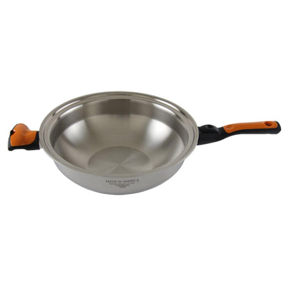 Kenyon StacKEN Wok 12" Cookware With Cover and Detachable Handles