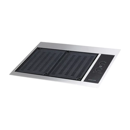 Kenyon Texan 30" 2-Burner Built-In No Lid 208V Electric Grill With Touch Control And Mounting Holes