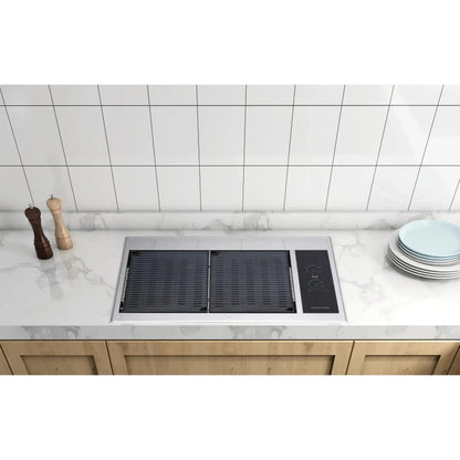 Kenyon Texan 30" 2-Burner Built-In No Lid 208V Electric Grill With Touch Control And Mounting Holes