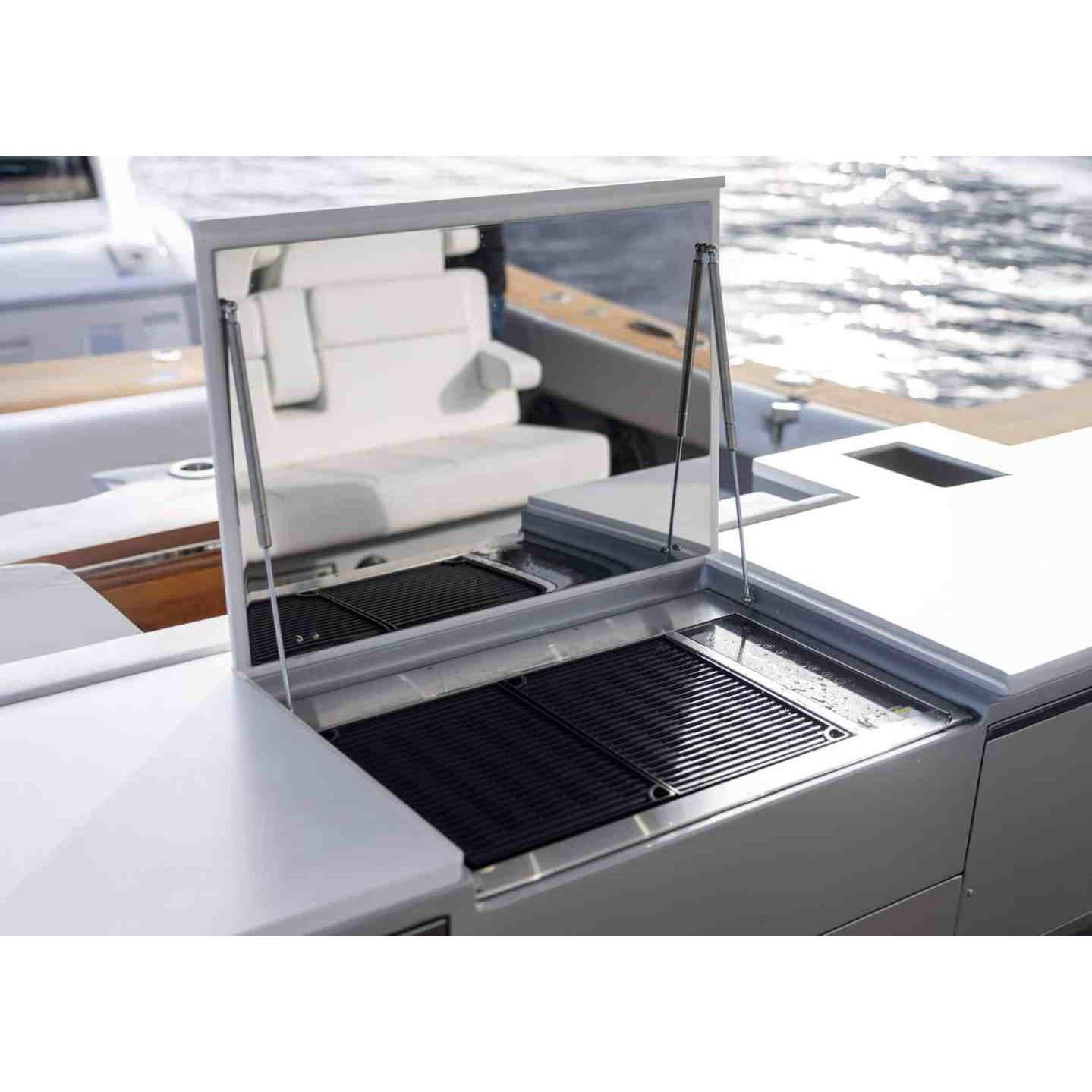 Kenyon Texan 30" 2-Burner Built-In No Lid 208V Electric Grill With Touch Control And Mounting Holes