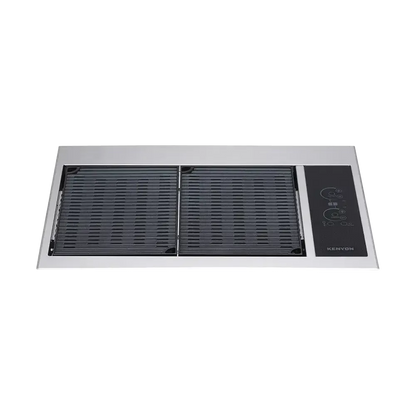 Kenyon Texan 30" 2-Burner Built-In No Lid 208V Electric Grill With Touch Control And Mounting Holes