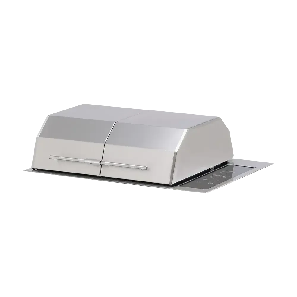 Kenyon Texan 30" 2-Burner Built-In Split-Lid 240V Electric Grill With IntelliKEN Touch Control And Mounting Holes