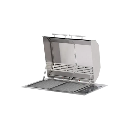Kenyon Texan 30" 2-Burner Built-In Split-Lid 240V Electric Grill With IntelliKEN Touch Control