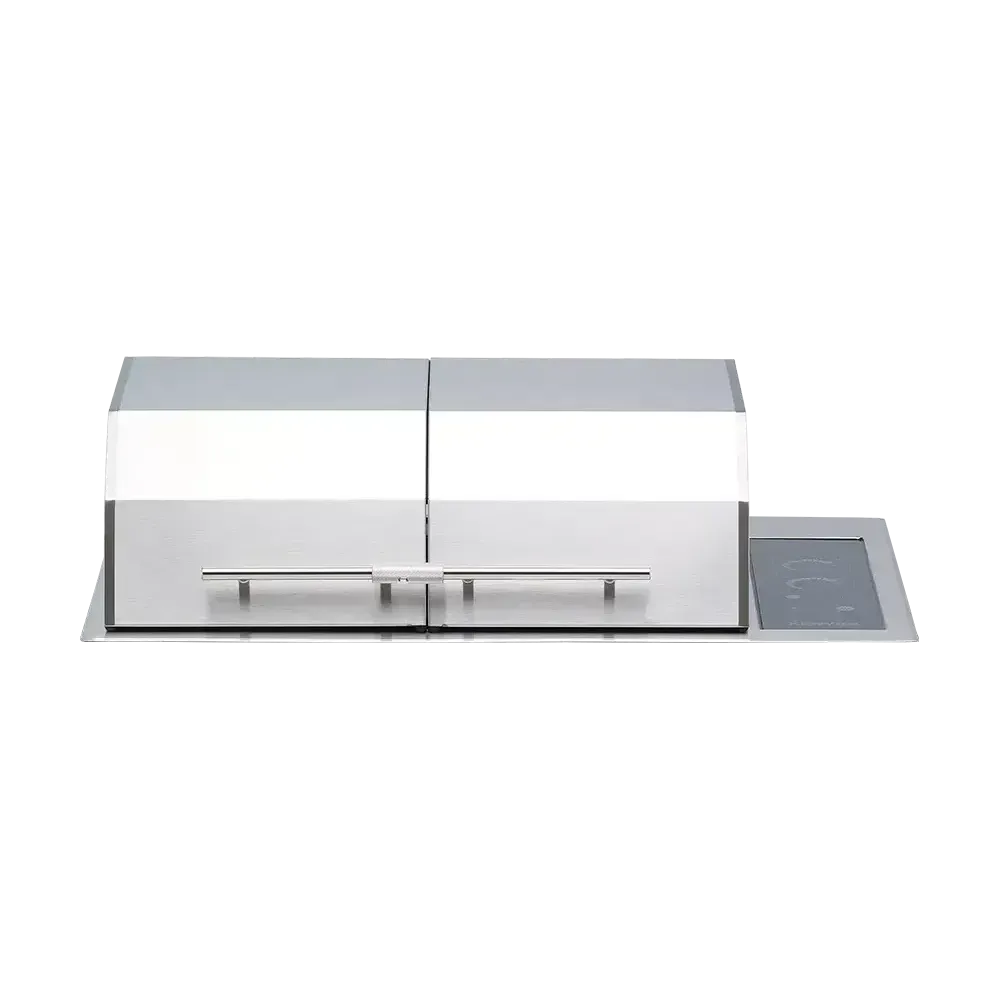 Kenyon Texan 30" 2-Burner Built-In Split-Lid 240V Electric Grill With IntelliKEN Touch Control