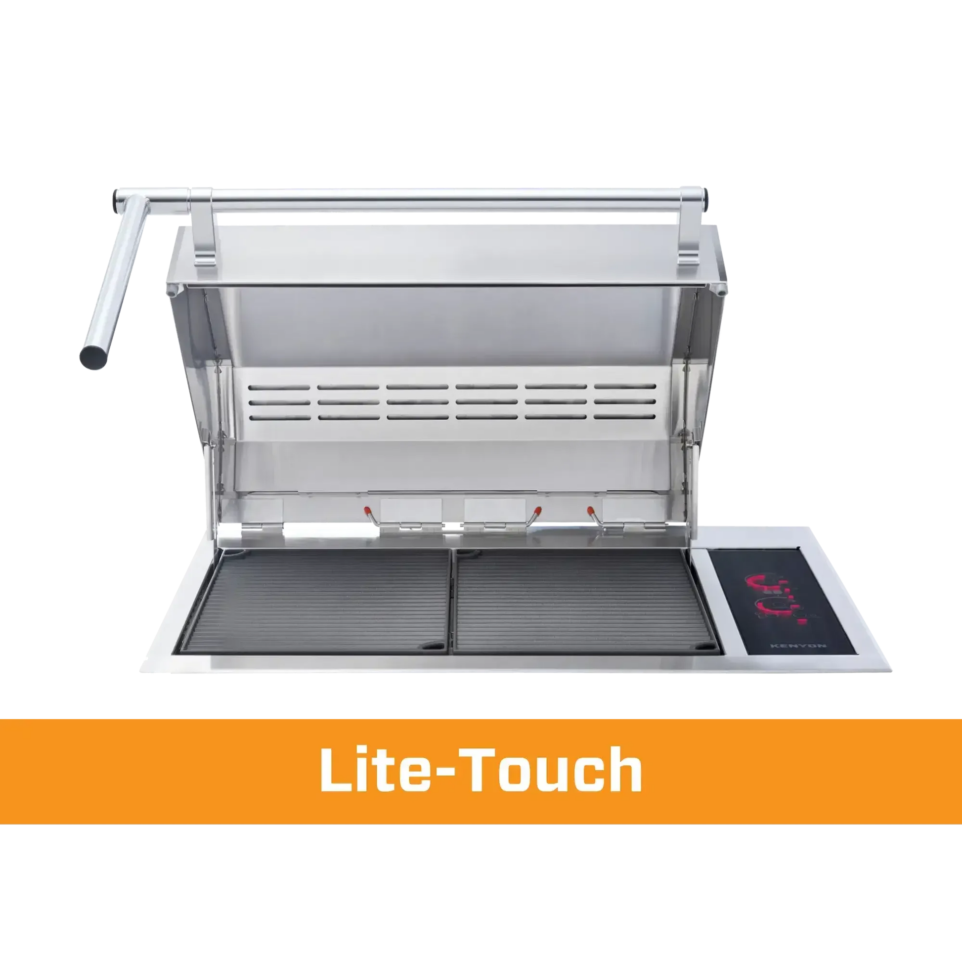 Kenyon Texan 30" 2-Burner Single-Lid Built-In 208V Electric Grill With Touch Control And ADA Handle
