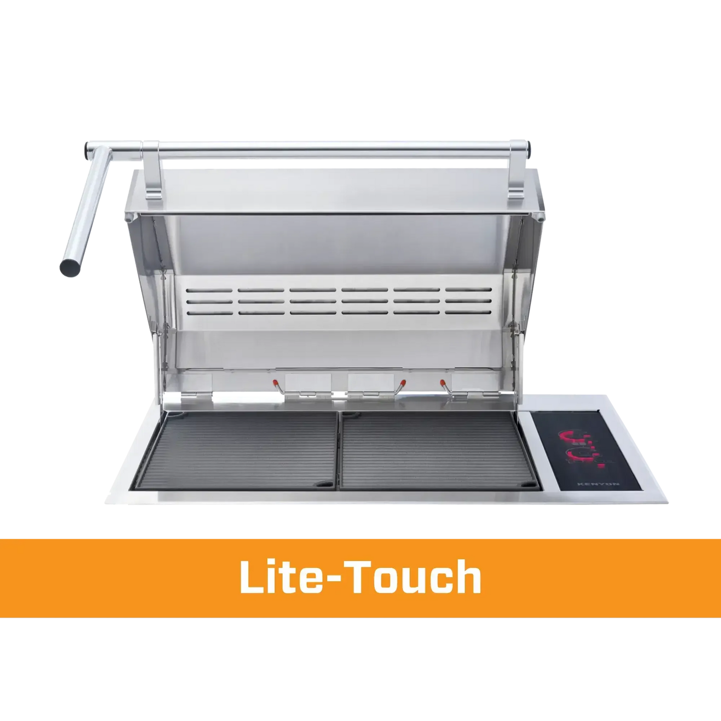 Kenyon Texan 30" 2-Burner Single-Lid Built-In 240V Electric Grill With Touch Control And ADA Handle