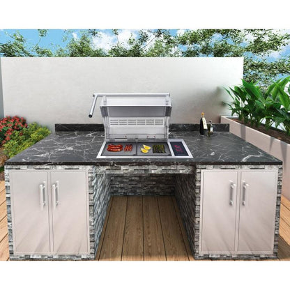 Kenyon Texan 30" 2-Burner Single-Lid Built-In 240V Electric Grill With Touch Control And ADA Handle