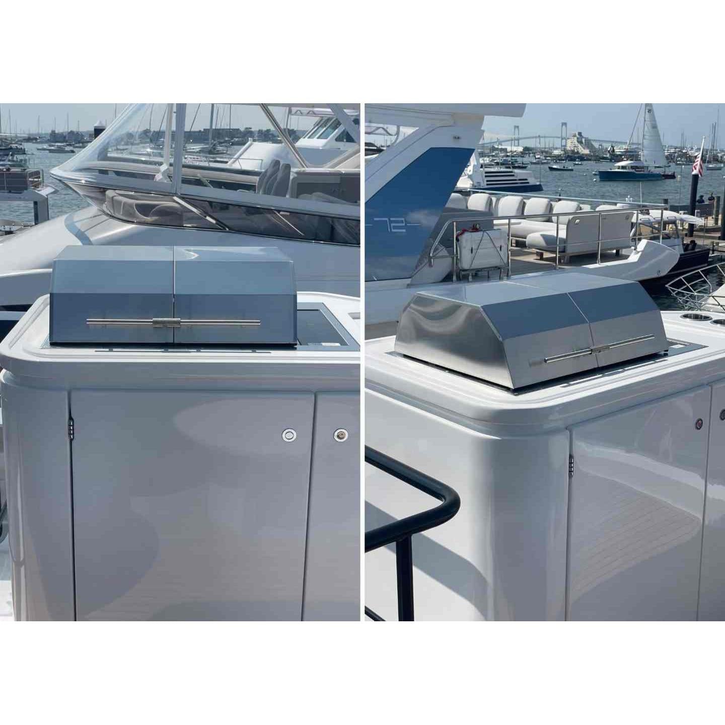 Kenyon Texan 30" 2-Burner Split-Lid Built-In 208V Electric Grill With Touch Control And Mounting Holes