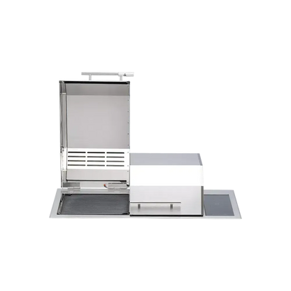 Kenyon Texan 30" 2-Burner Split-Lid Built-In 208V Electric Grill With Touch Control And Mounting Holes