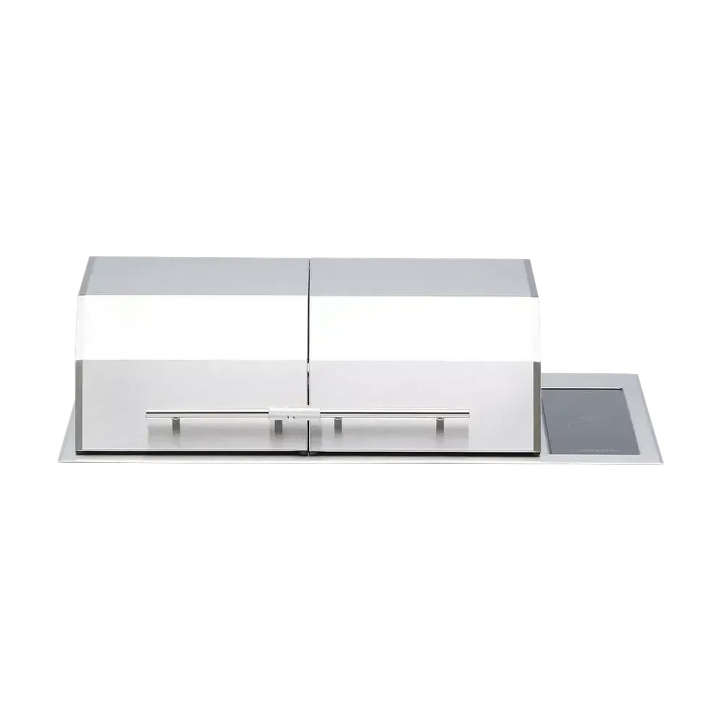 Kenyon Texan 30" 2-Burner Split-Lid Built-In 240V Electric Grill With Touch Control