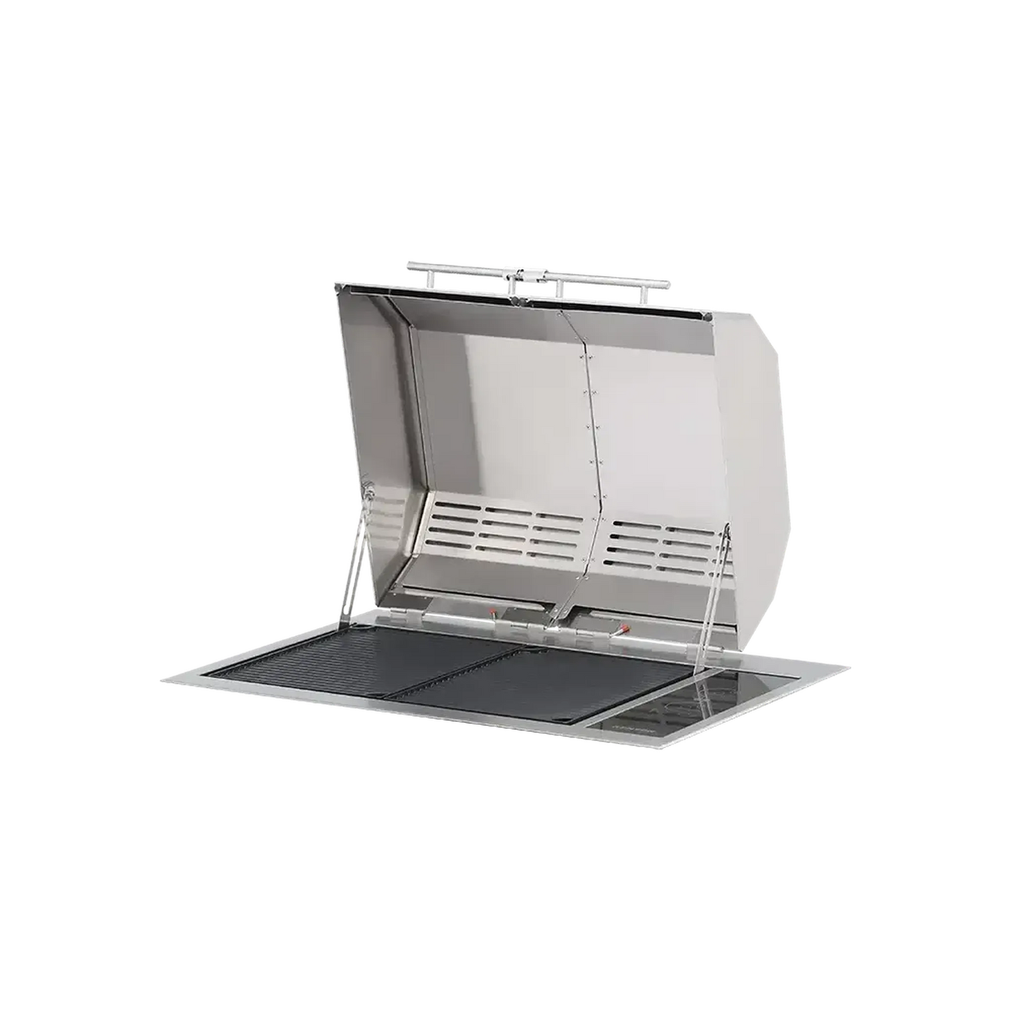 Kenyon Texan 30" 2-Burner Split-Lid Built-In 240V Electric Grill With Touch Control