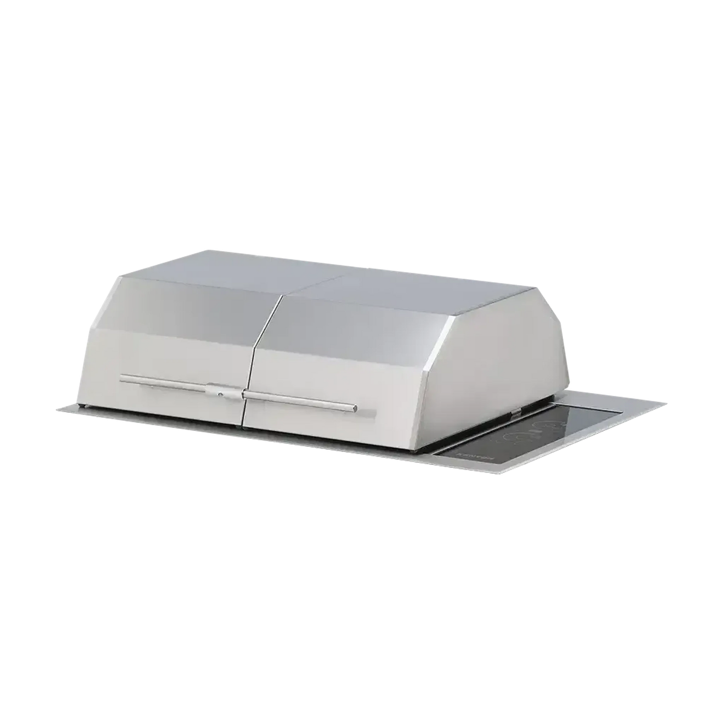 Kenyon Texan 30" 2-Burner Split-Lid Built-In 240V Electric Grill With Touch Control