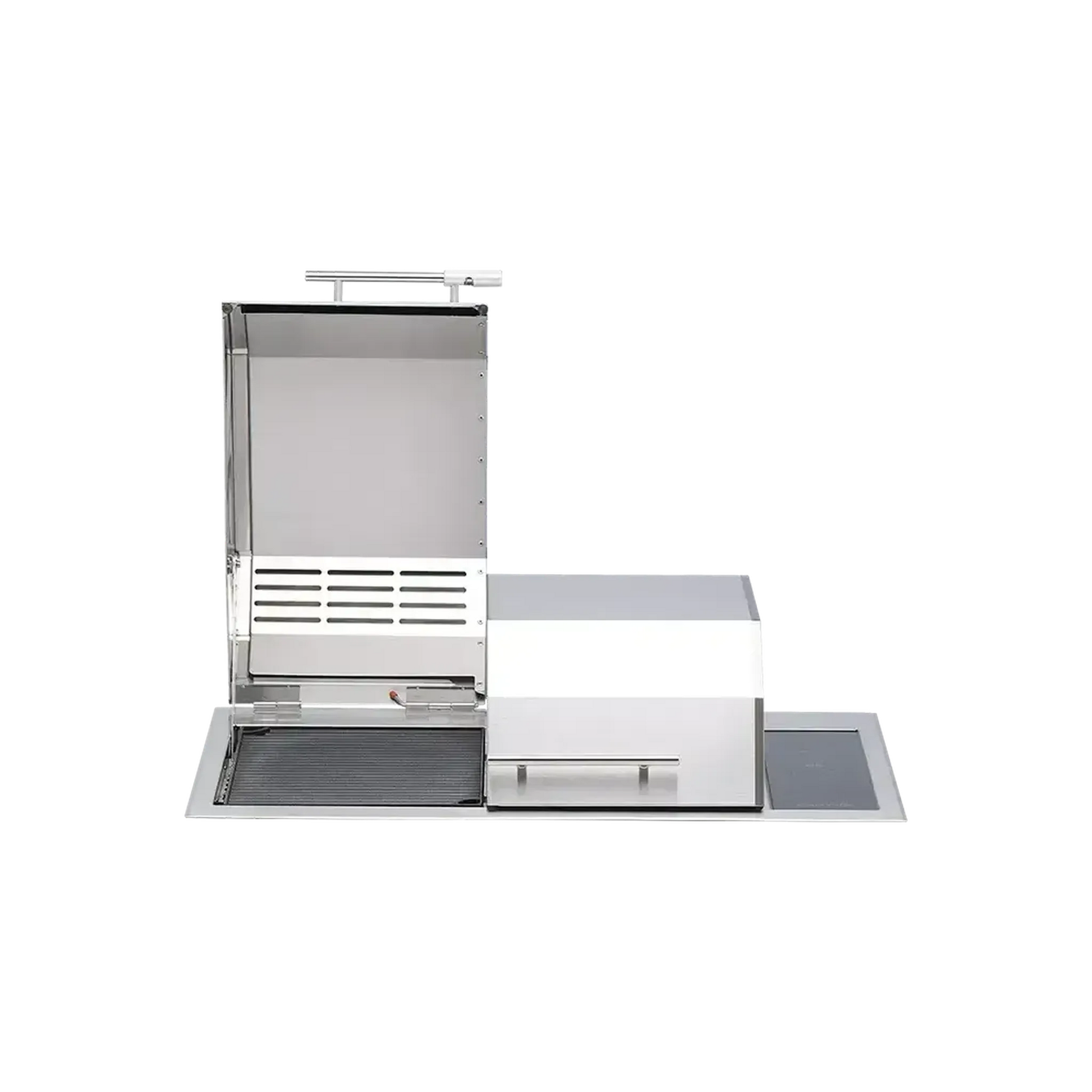 Kenyon Texan 30" 2-Burner Split-Lid Built-In 240V Electric Grill With Touch Control