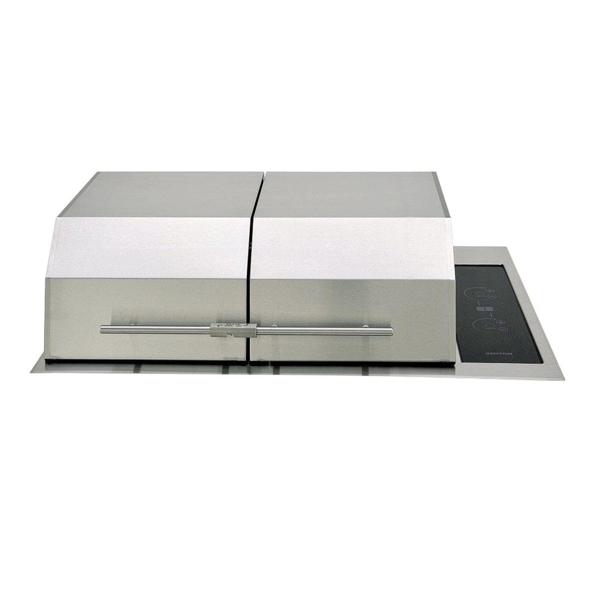 Kenyon Texan 30" 2-Burner Split-Lid Built-In 240V Electric Grill With Touch Control
