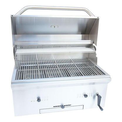 Kokomo 32" Built-in Stainless Steel Charcoal Gas Grill